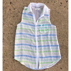 ☀️Abercrombie Kids Sheer Stripped Top